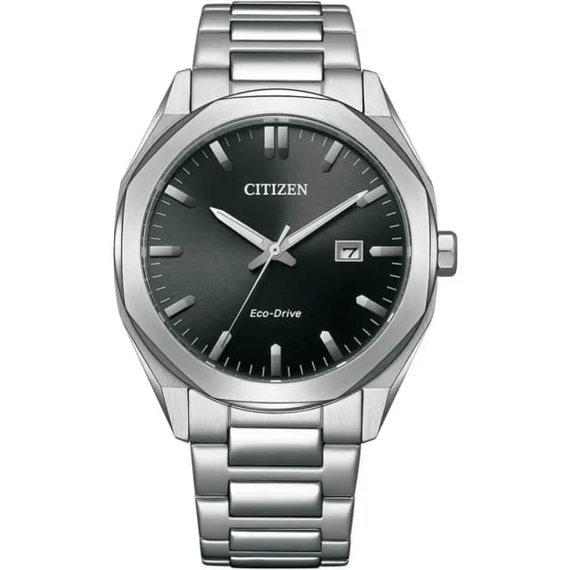 【CITIZEN 星辰】八角錶殼 光動能時尚男錶-41mm 禮物(BM7600-81E)