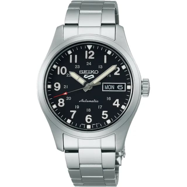 【SEIKO 精工】5 Sports 系列 軍風機械錶 禮物 送禮 推薦(4R36-13P0D)