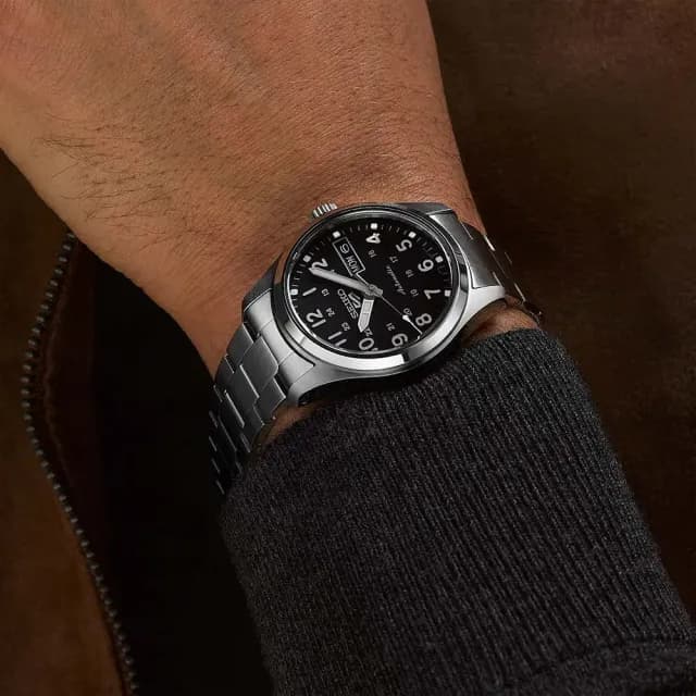 【SEIKO 精工】5 Sports 系列 軍風機械錶 禮物 送禮 推薦(4R36-13P0D)