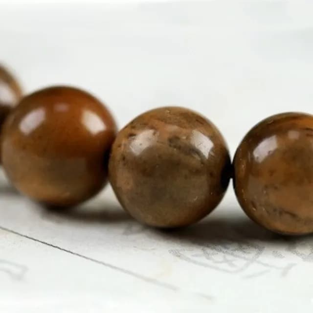 【MoonDy】雙11 多圈手鍊 天然庫克菩提 108顆佛珠手串 圓珠項鍊 念珠飾品