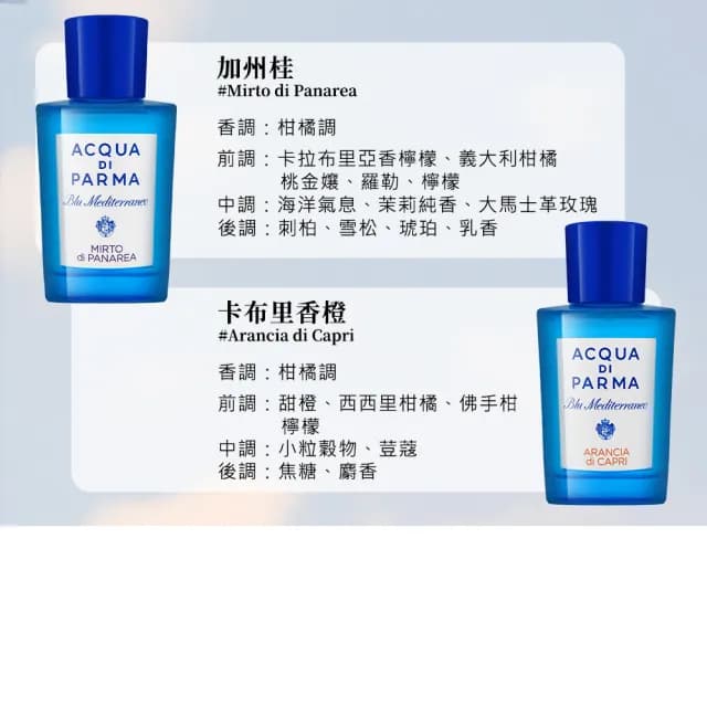【Acqua Di Parma】藍色地中海系列 淡香水 150ml(平行輸入/多款任選)