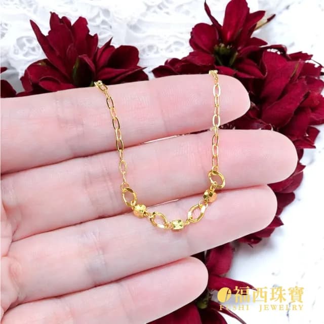 【福西珠寶】雙11黃金手鍊 月光維羅娜黃金手鏈(金重0.58錢正負0.03錢)