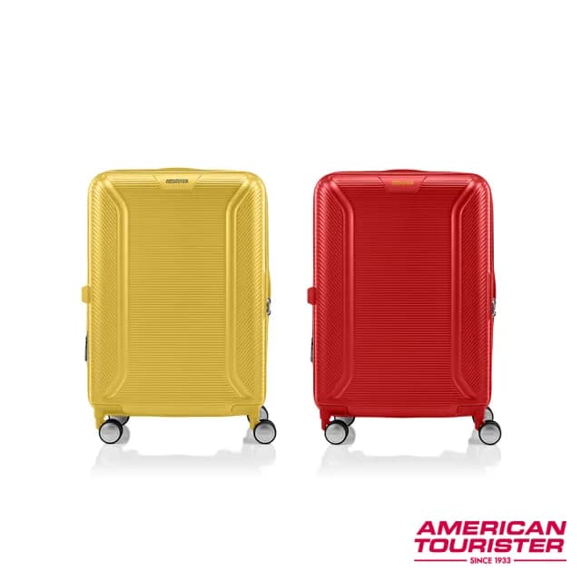 【AMERICAN TOURISTER 美國旅行者】24吋 ROBOTECH 2:8 上掀式可擴充大容量輕量PC行李箱/旅行箱(多色可選)