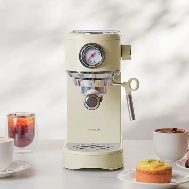 【Roommi】Creamy 半自動義式奶泡咖啡機(義式咖啡機)