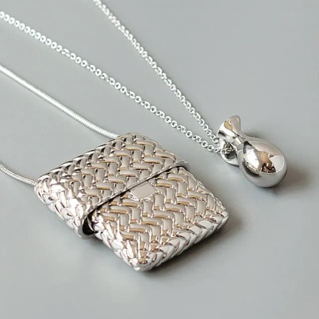 【KT DADA】雙11 項鍊 包包吊墜項鍊 毛衣鏈 長項鍊 百搭 個性項鍊 飾品