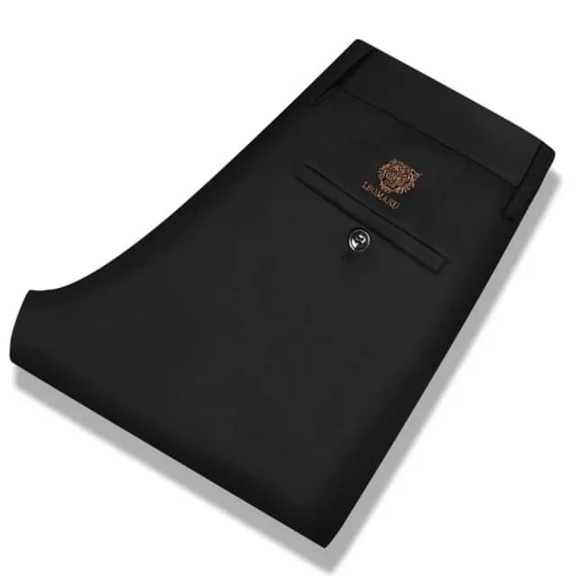 【紐約精品】現貨+預購 男商務彈力西裝褲修身西裝褲直筒機能免燙(男長褲休閒父親節禮物3色a1ff16)