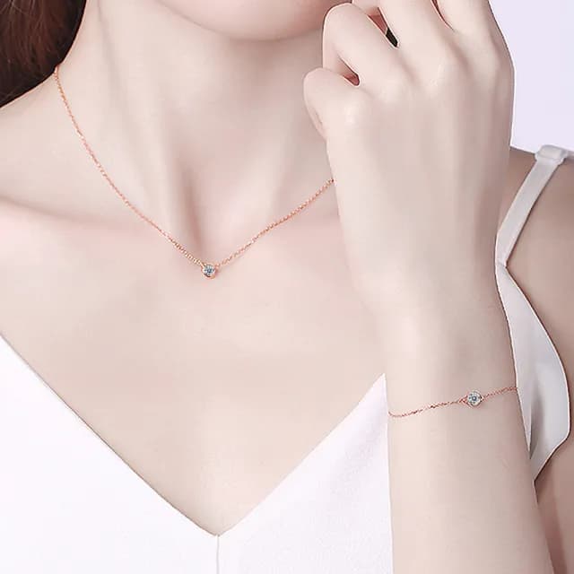 【BRILLMOND】25分 天然鑽石手鍊 18K金 歐式款三色選(天然鑽石25分)