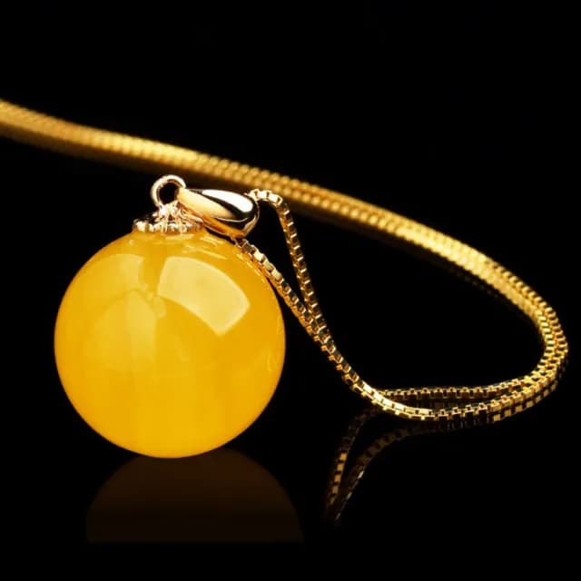 【紐約精品】現貨+預購 天然蜜蠟項鍊女項鍊項鏈鎖骨鏈轉運招財淨化開運情人節禮物配件(琥珀飾品a1lh21)