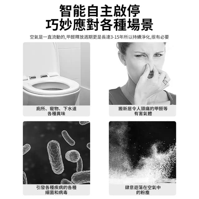 【Felsted 菲仕德】空氣清淨機 臭氧機 空氣淨化器(除甲醛 遙控調節 除異味 衛生間除臭 壁掛式除味機)