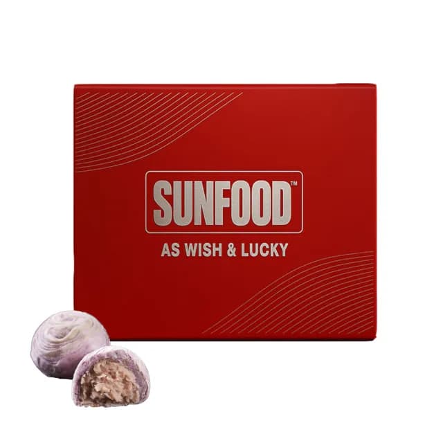 【SunFood 太禓食品】芋頭酥禮盒X2盒(6入/盒 附提袋 中秋禮盒)