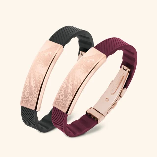 【&MORE 愛迪莫】開運媽祖 平安健康手環.手鍊(白鋼/玫瑰金/鈦鍺/能量/送禮/推薦)