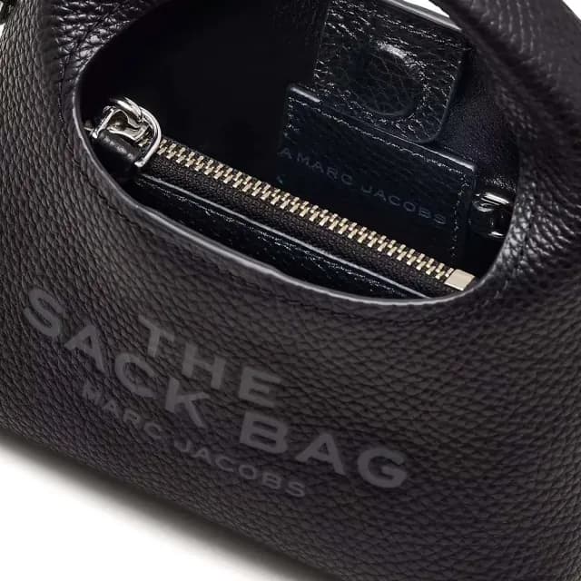 【MARC JACOBS】官方直送 THE SACK 黑色斜背手袋