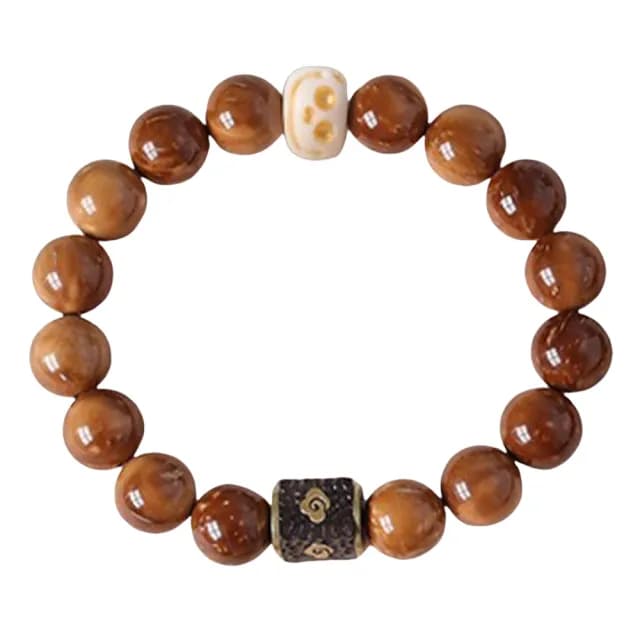 【KT DADA】雙11 黑檀背雲珠手飾 文玩 根付鹿角飾品 配飾 庫克菩提手串 圓珠串珠手鍊