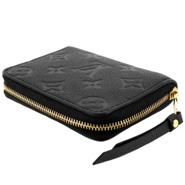 【Louis Vuitton 路易威登】皮革壓花拉鍊卡夾零錢包(M60574)