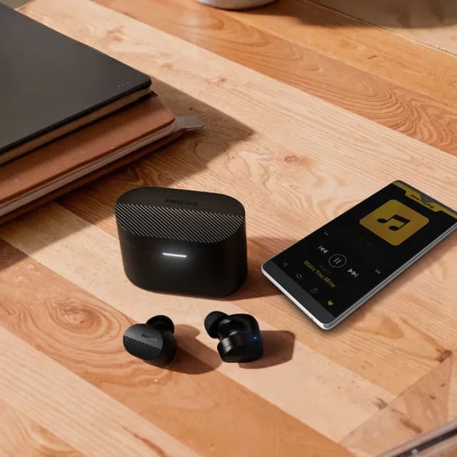 【Philips 飛利浦】TAT5000 旗艦級降噪真無線藍牙耳機(TAT5000)