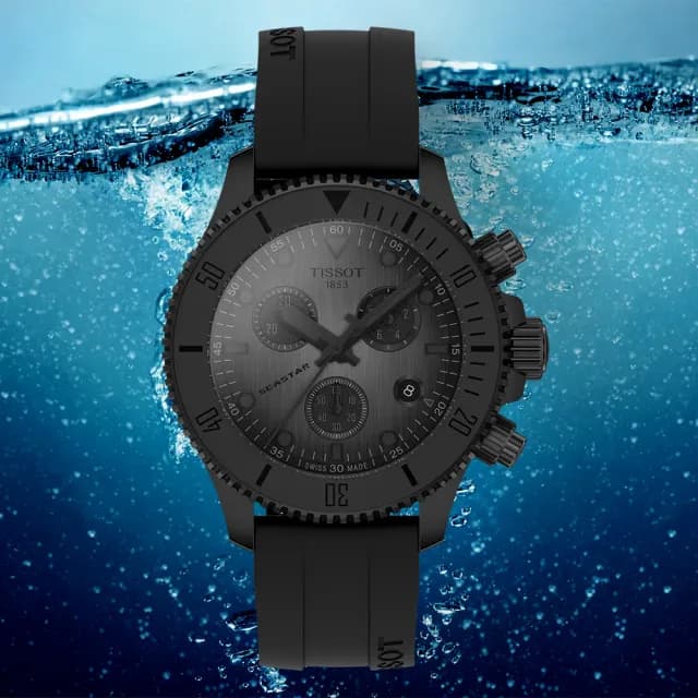 【TISSOT 天梭】Seastar 1000 T120.217.37.061.00 海洋之星300米潛水計時手錶 禮物 推薦(T1202173706100)