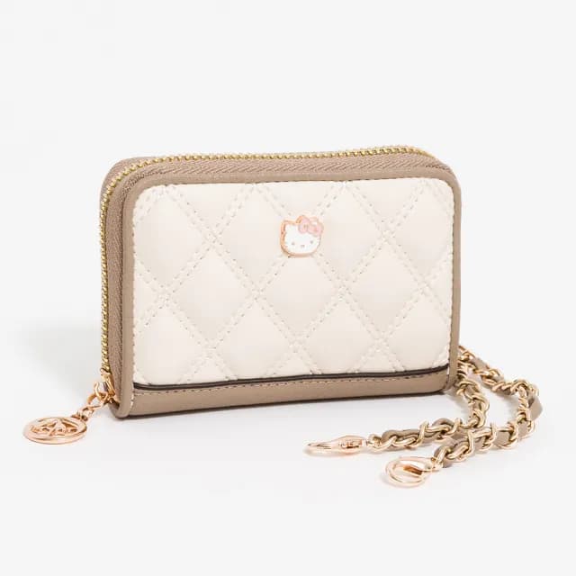 【Arnold Palmer 雨傘】零錢包  Urban Chic系列(杏色)