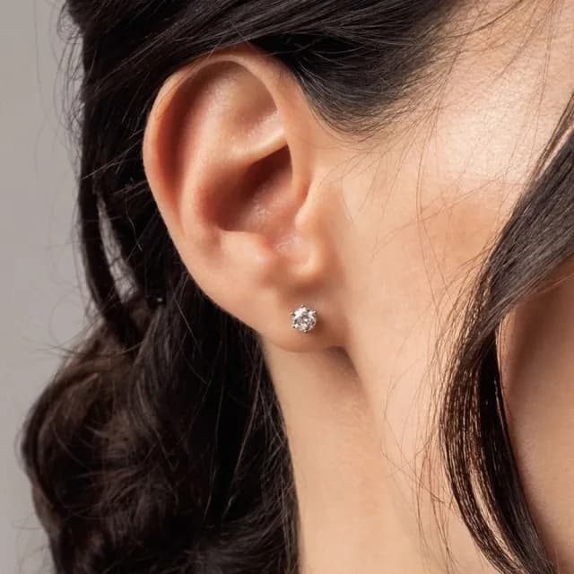 【Luster】狂銷雙11!現貨速遞!30分 D/VS1 培育鑽  鑽石耳環-速(培育鑽石X2總重0.60ct)