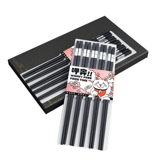 【工具網】方形筷子 塑膠筷子 家用筷子 180-CPMBS245-10 合金筷 送禮物推薦(環保筷 公筷 喬遷禮 入厝禮)