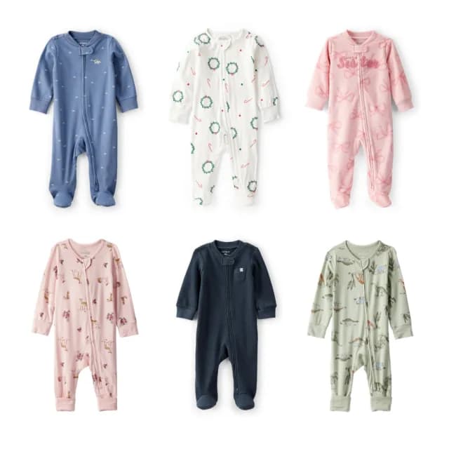 【Carter’s官方授權】嬰兒包腳連身裝－多款任選(原廠公司貨 童裝 連身衣)