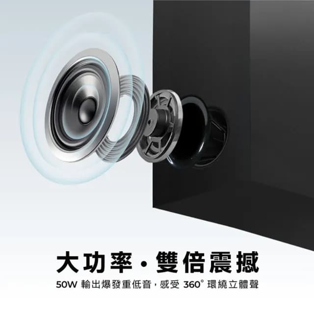 【AIWA 愛華】聲霸藍牙音箱組(JBX-S90)