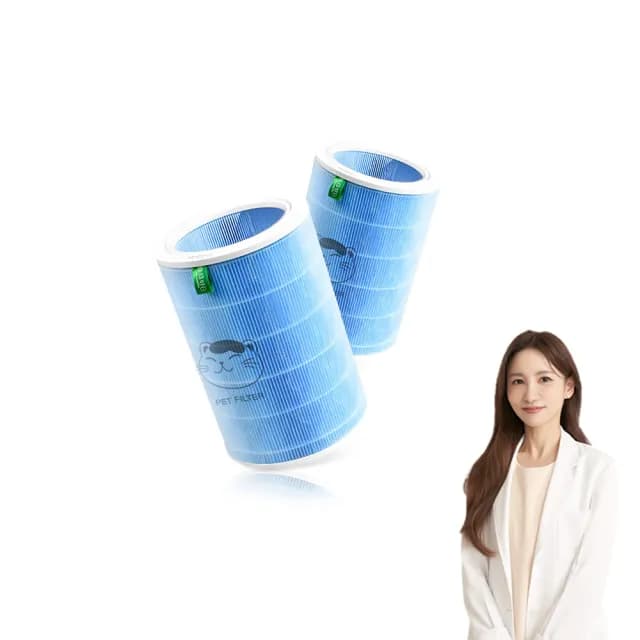 【綠綠好日】2入組_適用 米家 小米 1代 2代 2S Pro 3代 空氣淨化器 HEPA抗敏濾芯(含RFID 經濟藍 濾網)