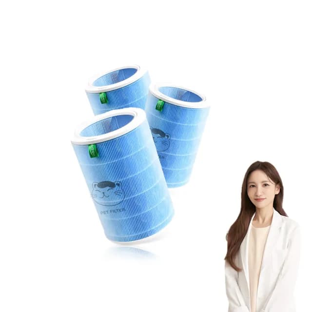 【綠綠好日】3入組_適用 米家 小米 1代 2代 2S Pro 3代 空氣淨化器 HEPA抗敏濾芯(含RFID 經濟藍 濾網)