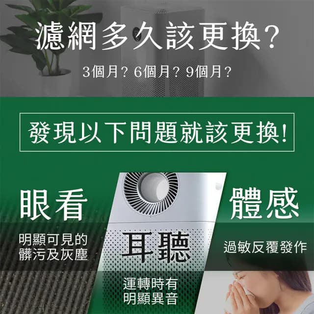 【綠綠好日】3入組_適用 米家 小米 1代 2代 2S Pro 3代 空氣淨化器 HEPA抗敏濾芯(含RFID 經濟藍 濾網)