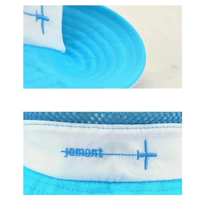 【橘魔法】飛機網眼透氣漁夫帽(防風繩 透氣網帽 帽子 遮陽帽 防曬帽 兒童 盆帽 童裝)