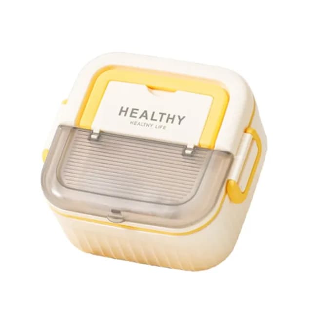 【密封儲存】304不鏽鋼2格保溫便當盒-650ML(飯盒 午餐盒 環保餐盒 分格便當盒 攜帶餐具)