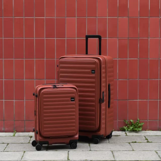 【LOJEL】升級版 CUBO FIT 29.5吋 前開式擴充拉鍊拉桿箱(行李箱 旅行箱 胖胖箱)