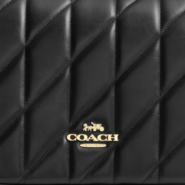 【COACH】蔻馳官方直營 QUINN絎縫手袋-2色可選(CY663)