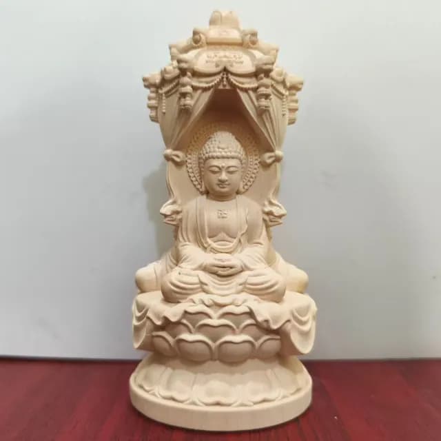 【LEEHER】觀音寶塔擺設/佛教擺設/家居擺設/送禮推薦/黃楊木材質/佛像雕刻/觀音寶塔像