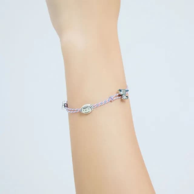 【vacanza】1950 SNOOPY聯名｜SNOOPY & PATTY・祈願純銀手鍊