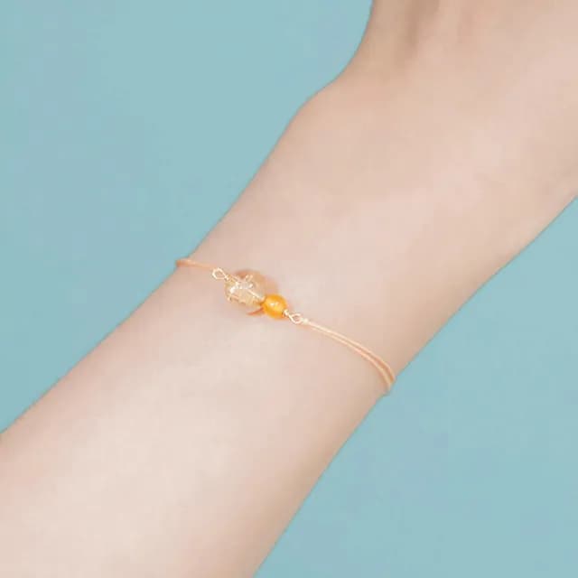 【vacanza】祈願｜鈦晶．水晶純銀手鍊｜招財．好運