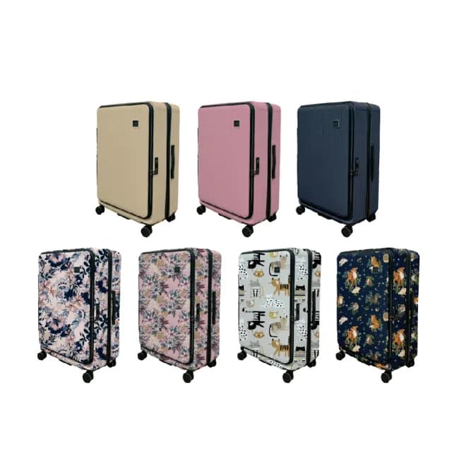 【NaSaDen 納莎登】萊茵系列 29吋 前開行李箱 輕量耐衝擊 多元收納空間(可擴充 上掀式行李箱)