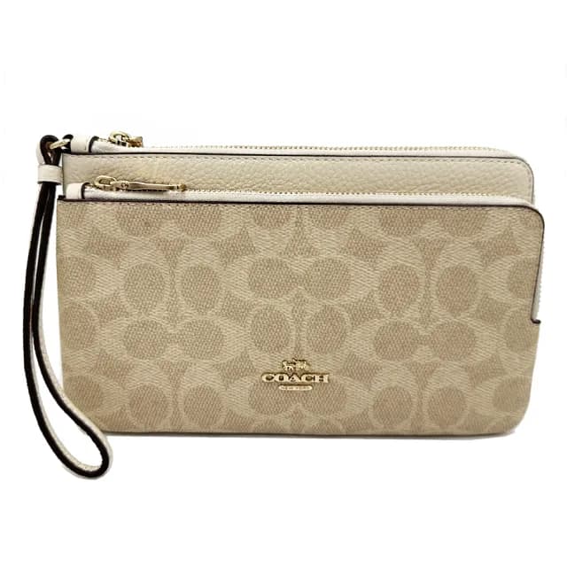 【COACH】長夾式雙層大手拿包/零錢包禮盒(多色選一)