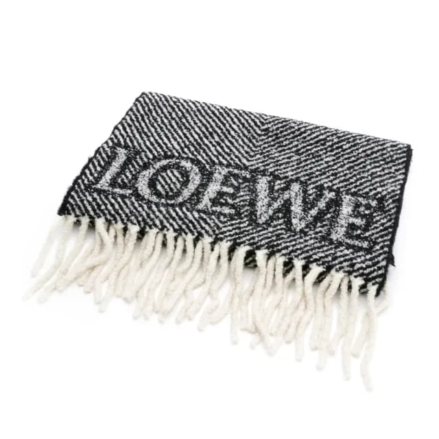 【LOEWE 羅威】精選暢銷羊毛/羊駝毛混紡圍巾(多款任選)