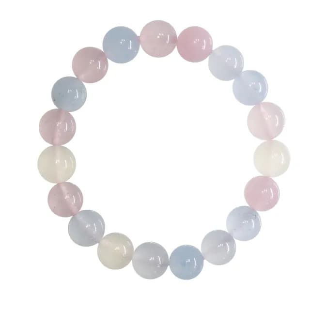 【德山珠寶】10mm摩根石造型手鍊(情人節生日禮物飾品母親節水晶手鍊CE476)