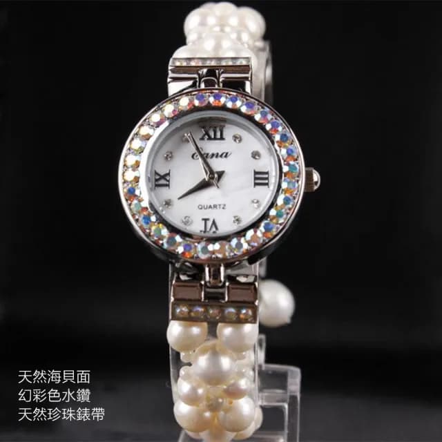 【Penny珮妮】天然珍珠手錶鍊(母親節 情人節 送閨蜜 生日禮物 交換禮物 送女友 尾牙 新年 結婚)