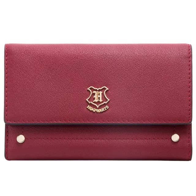 【THEODORA’S 希奧朵拉】雙11 哈利波特學院RFID防盜信封三折式中長夾(錢包 中夾 皮夾 包 皮夾)