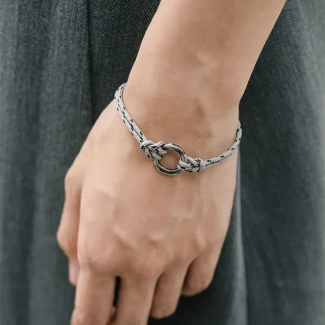 【vacanza】Plain-me聯名｜剛柔並濟．波浪環．醫療鋼手繩