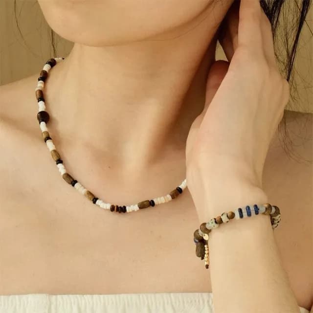 【MoonDy】雙11 飾品 串珠手鍊 沉香手鍊 瑪瑙手鍊 寶石手鍊 天然石手串 開運手鍊 新中式手鍊