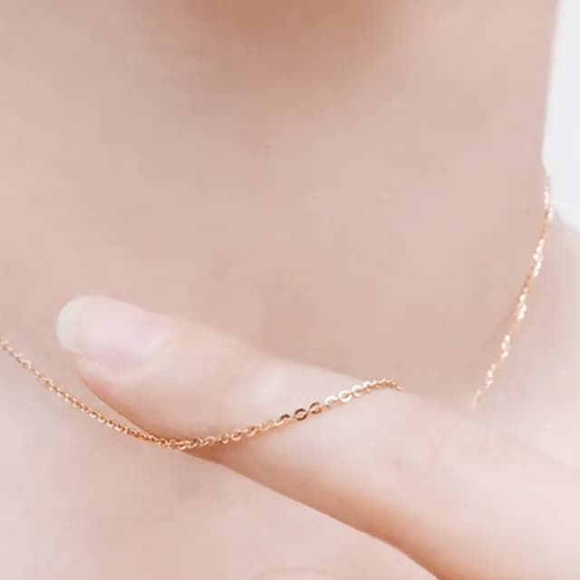 【BRILLMOND】義大利三色K金跳舞鍊(0.8g 三色任選 不退色足實K金)