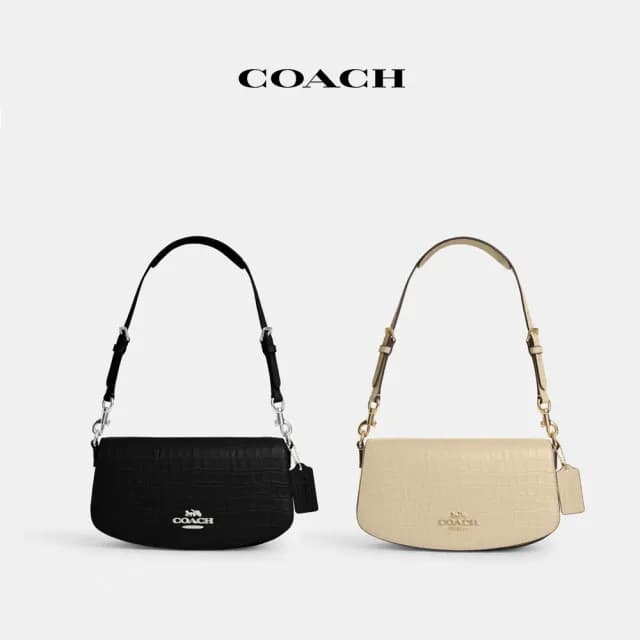 【COACH】蔻馳官方直營 ANDREA 單肩手袋 單肩包 肩背包 側肩包 老花-多色任選(CT767/CT768/CZ332)