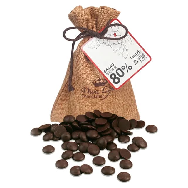 【Diva Life】單一產區鈕扣型黑巧克力1袋