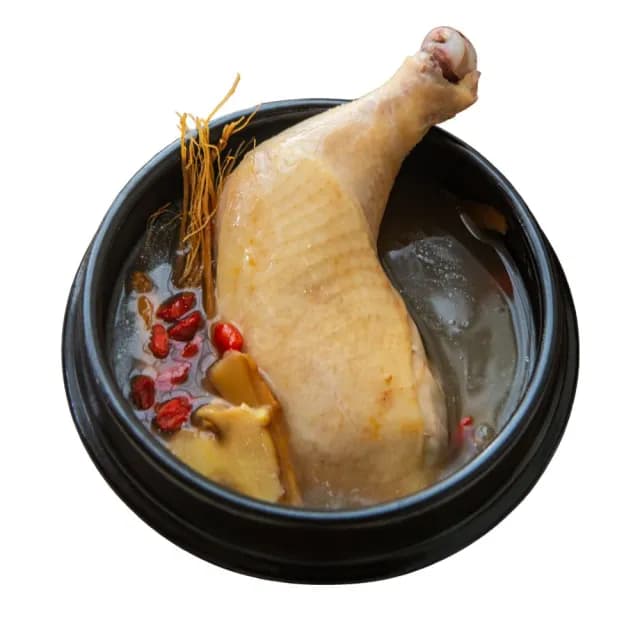 【全國麗園】蔘雞湯500g 3入組 老母雞湯 鍋物 湯品 補身體 秋冬湯品 熟食 冷凍食品 加熱即食(人蔘雞湯)