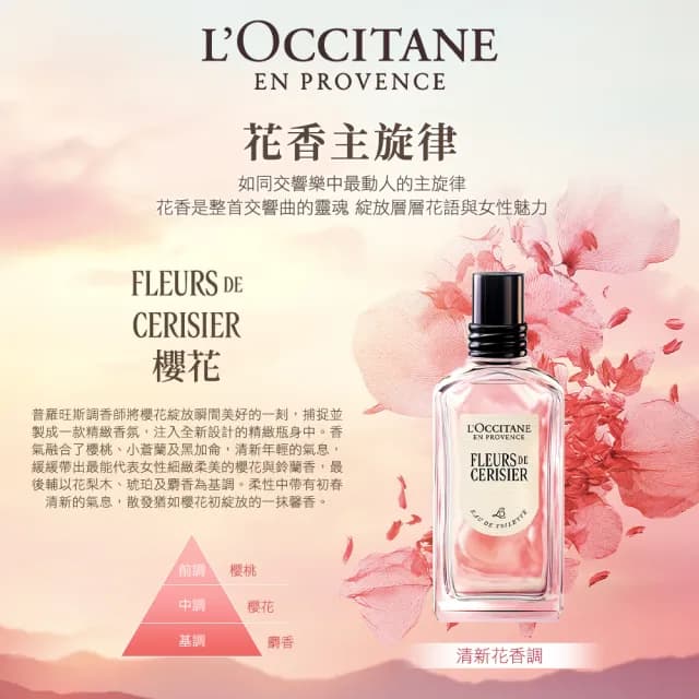 【L’Occitane 歐舒丹】官方直營 經典淡香水50ml-任選(★雙11★)