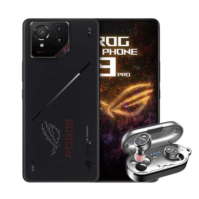 【ASUS 華碩】ROG Phone 9 Pro 5G 6.78吋(16G/512G/高通驍龍8Elite/5000萬鏡頭畫素/AI手機)降噪無線耳機組