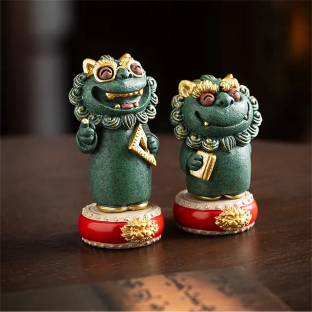 【超微米】招財貔貅 桌面擺飾 創意擺件 小眾文創 裝飾品 退休節日禮物 伴手禮 送老師禮品(招財貔貅擺件)